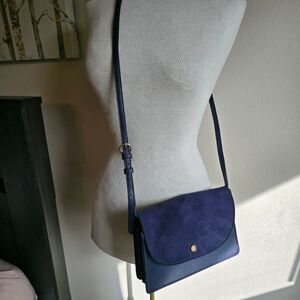 Lauren Conrad Navy Blue Crossbody Bag
